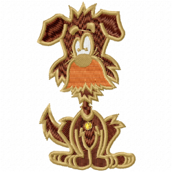 Dogs Embroidery Design 2